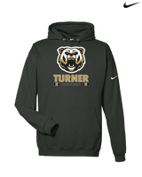 Turner HS Baseball Stacked - Nike Club Fleece Hoodie