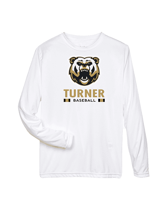 Turner HS Baseball Stacked - Performance Longsleeve