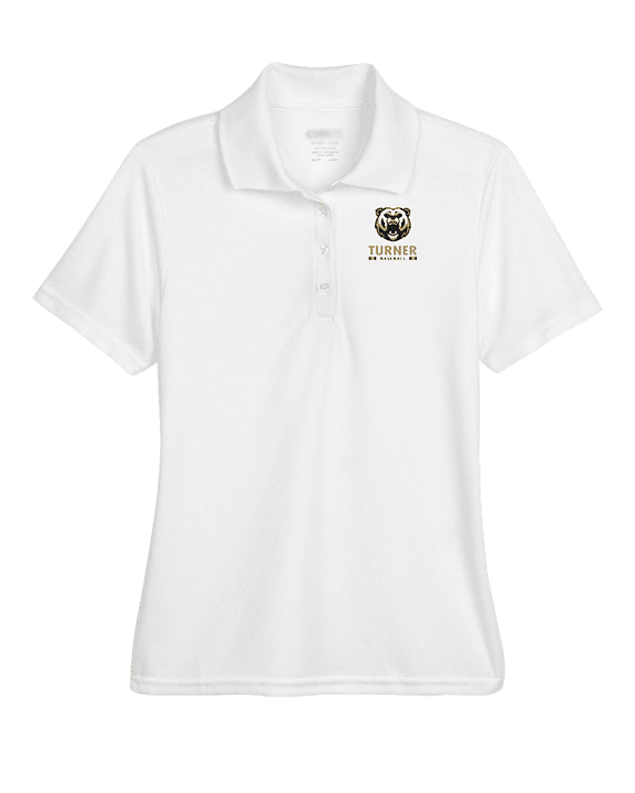 Turner HS Baseball Stacked - Womens Polo