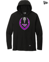 Twin Valley HS Football Full Football - New Era Tri-Blend Hoodie