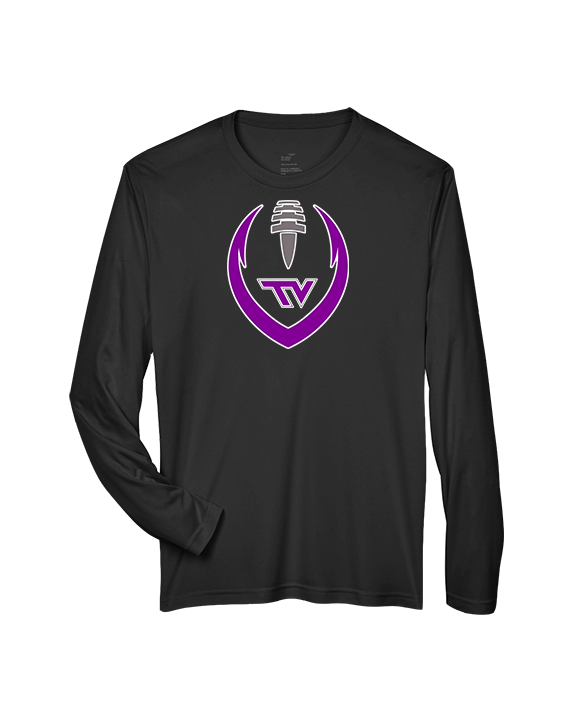 Twin Valley HS Football Full Football - Performance Longsleeve