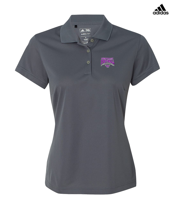 Twin Valley HS Football School Football - Adidas Womens Polo