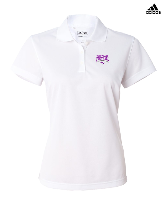 Twin Valley HS Football School Football - Adidas Womens Polo