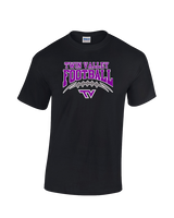 Twin Valley HS Football School Football - Cotton T-Shirt