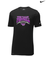 Twin Valley HS Football School Football - Mens Nike Cotton Poly Tee