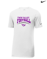 Twin Valley HS Football School Football - Mens Nike Cotton Poly Tee