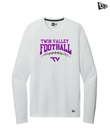 Twin Valley HS Football School Football - New Era Performance Long Sleeve