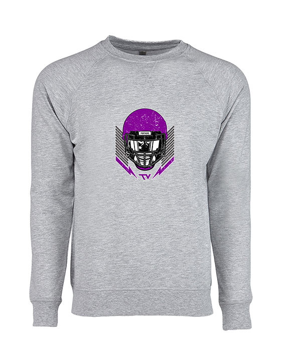 Twin Valley HS Football Skull Crusher - Crewneck Sweatshirt