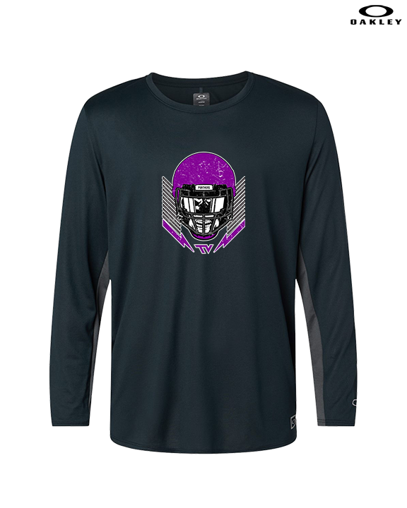 Twin Valley HS Football Skull Crusher - Mens Oakley Longsleeve