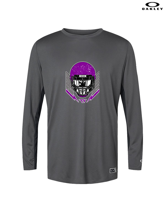 Twin Valley HS Football Skull Crusher - Mens Oakley Longsleeve