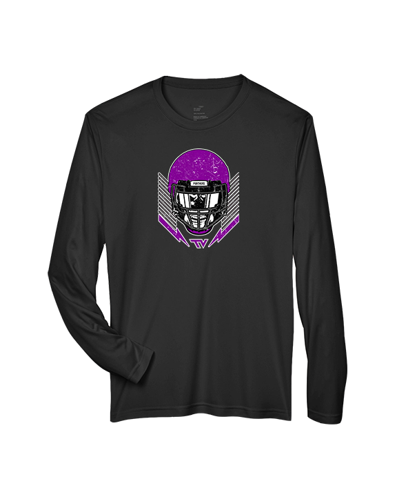 Twin Valley HS Football Skull Crusher - Performance Longsleeve