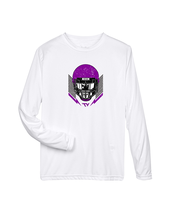 Twin Valley HS Football Skull Crusher - Performance Longsleeve