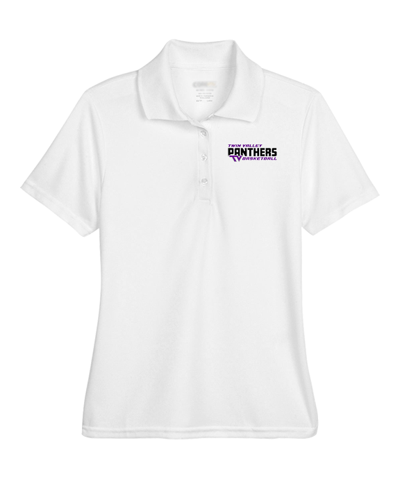 Twin Valley HS Girls Basketball Bold - Womens Polo