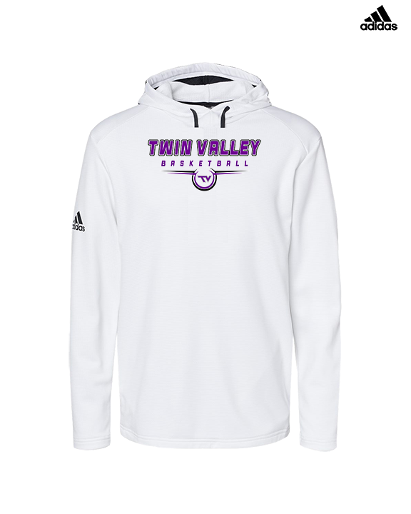 Twin Valley HS Girls Basketball Design - Mens Adidas Hoodie