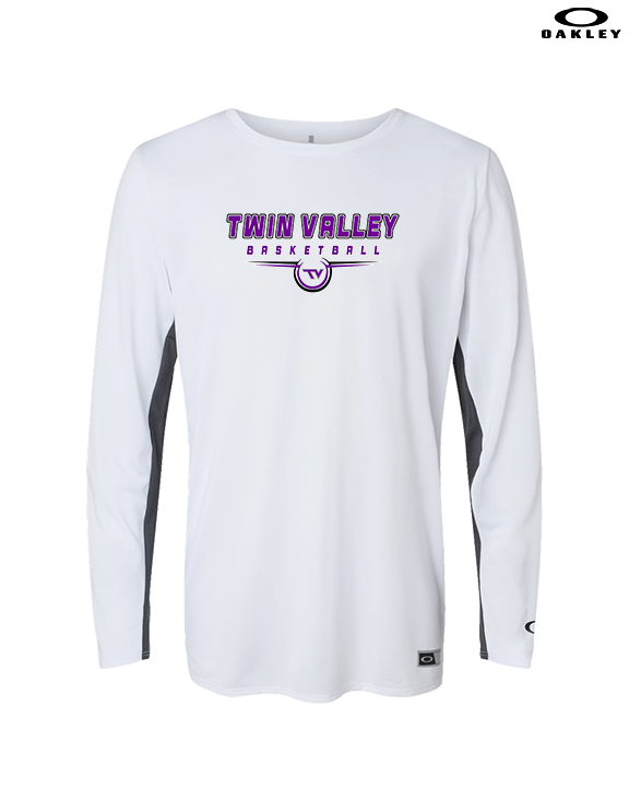 Twin Valley HS Girls Basketball Design - Mens Oakley Longsleeve