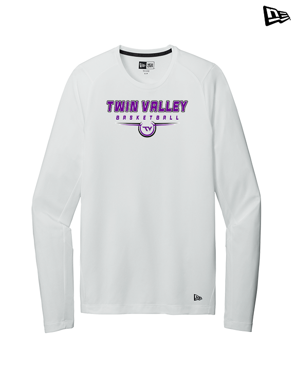 Twin Valley HS Girls Basketball Design - New Era Performance Long Sleeve