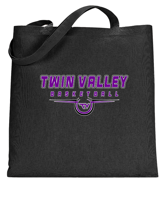 Twin Valley HS Girls Basketball Design - Tote