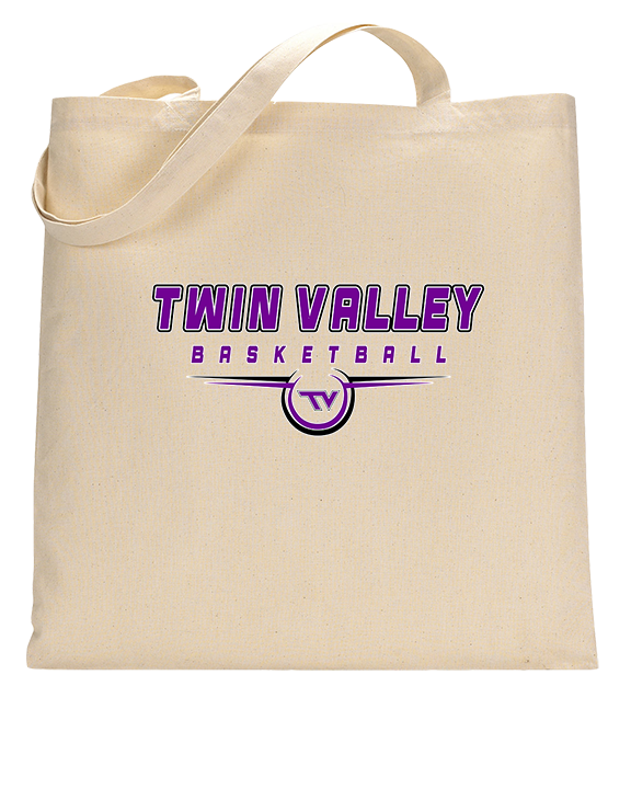 Twin Valley HS Girls Basketball Design - Tote