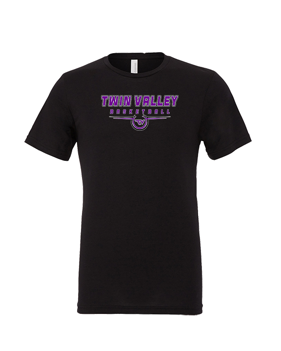 Twin Valley HS Girls Basketball Design - Tri-Blend Shirt