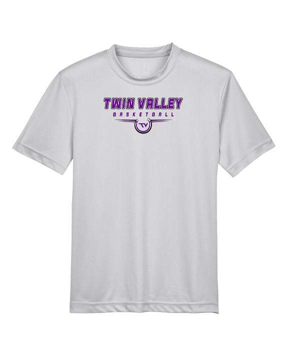 Twin Valley HS Girls Basketball Design - Youth Performance Shirt