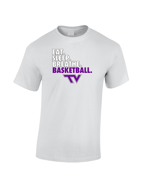 Twin Valley HS Girls Basketball Eat Sleep Breathe - Cotton T-Shirt