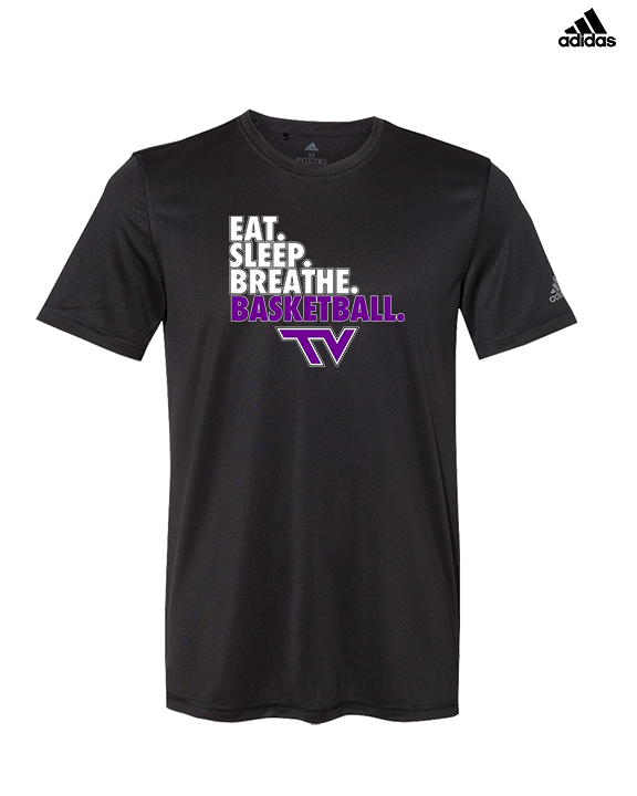 Twin Valley HS Girls Basketball Eat Sleep Breathe - Mens Adidas Performance Shirt