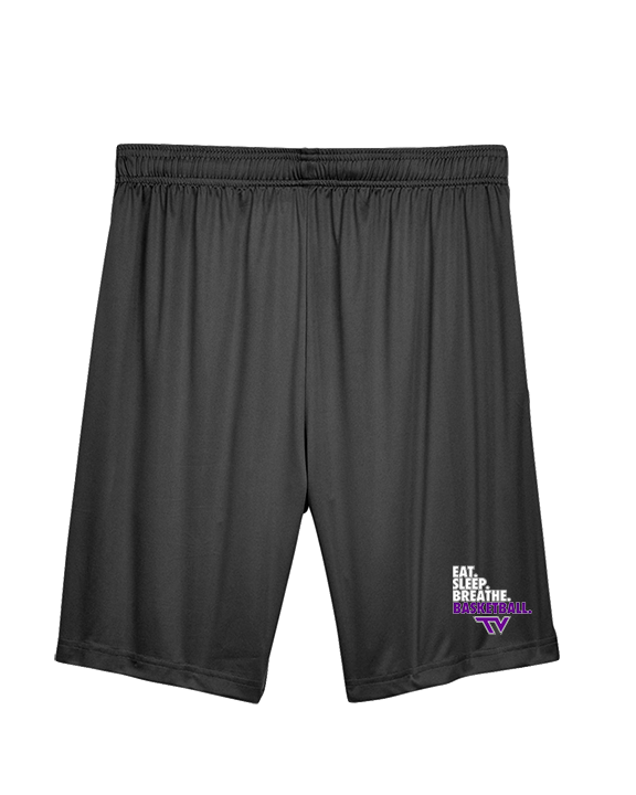 Twin Valley HS Girls Basketball Eat Sleep Breathe - Mens Training Shorts with Pockets