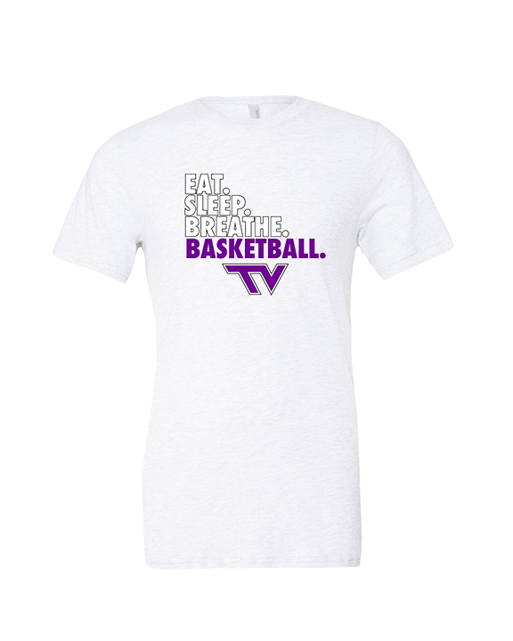 Twin Valley HS Girls Basketball Eat Sleep Breathe - Tri-Blend Shirt