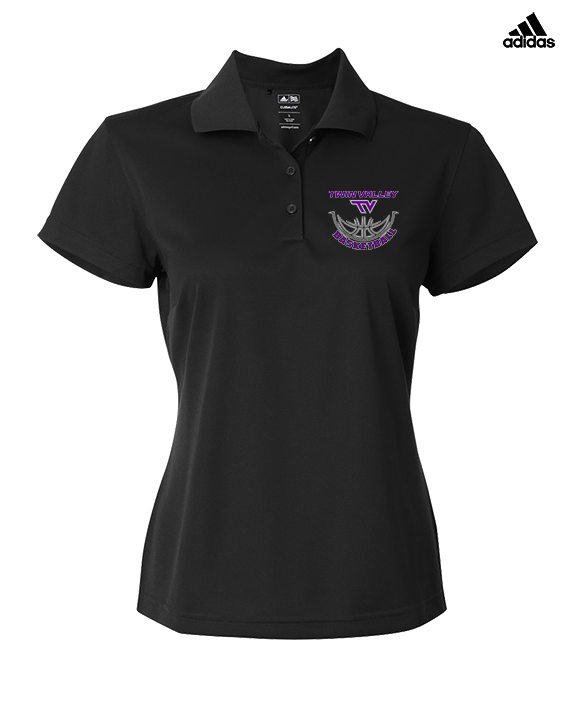 Twin Valley HS Girls Basketball Outline - Adidas Womens Polo