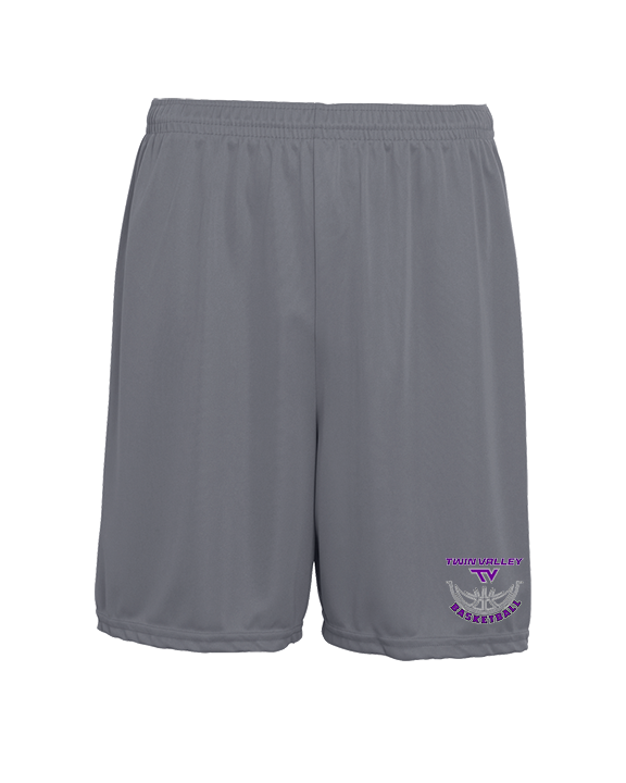 Twin Valley HS Girls Basketball Outline - Mens 7inch Training Shorts