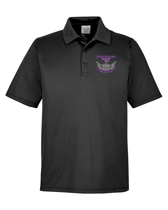 Twin Valley HS Girls Basketball Outline - Mens Polo