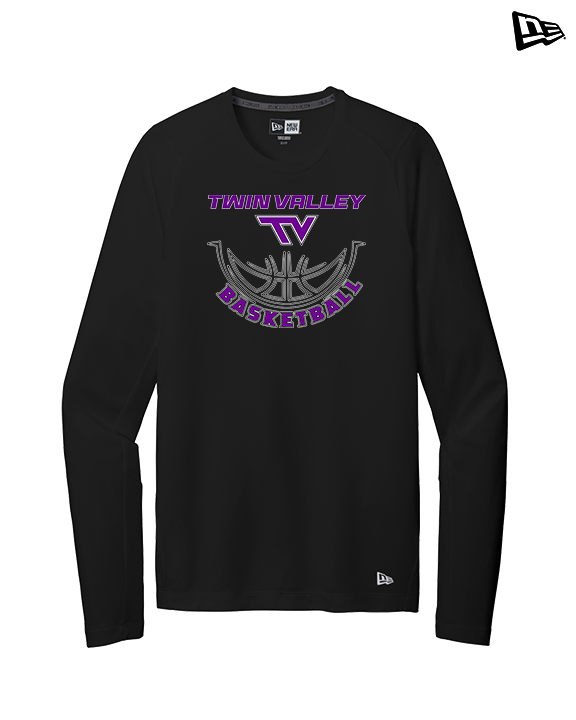 Twin Valley HS Girls Basketball Outline - New Era Performance Long Sleeve