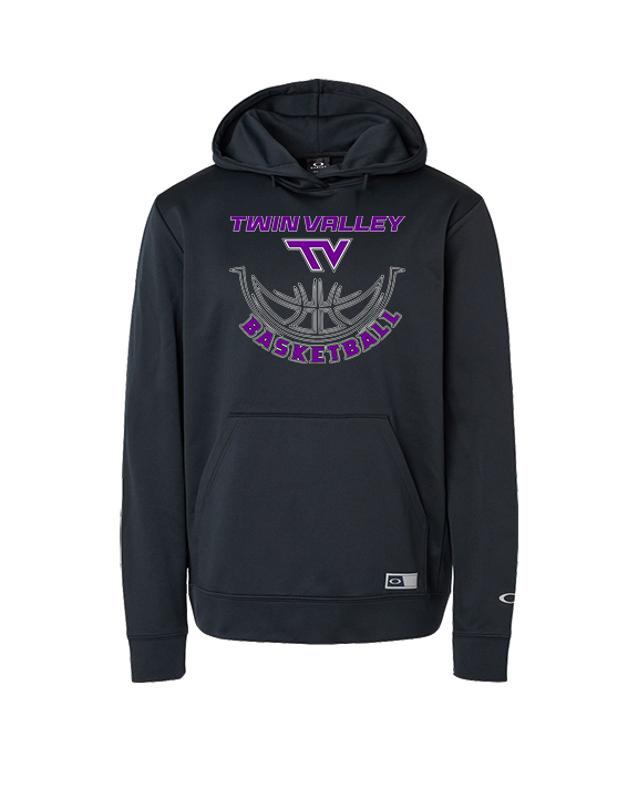 Twin Valley HS Girls Basketball Outline - Oakley Performance Hoodie