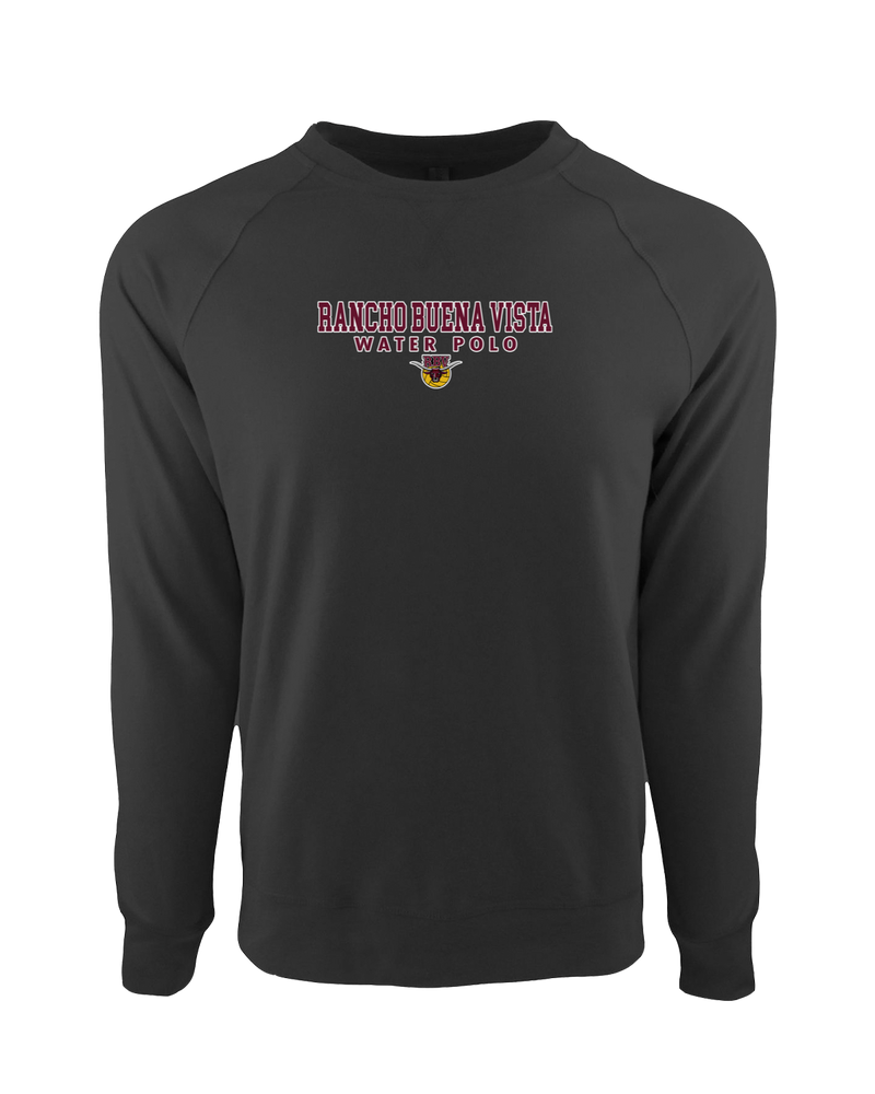 Rancho Buena Vista HS Water Polo Block - Crewneck Sweatshirt