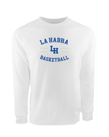 La Habra HS Basketball Curve - Crewneck Sweatshirt