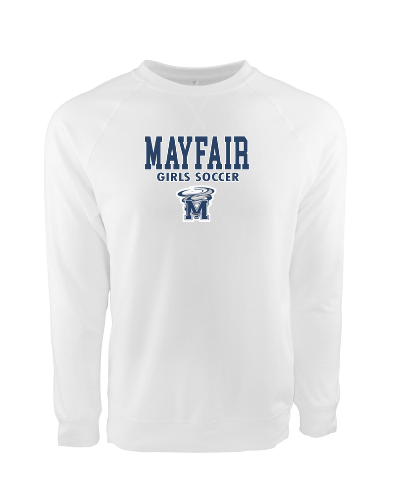 Mayfair HS Girls Soccer Block - Crewneck Sweatshirt