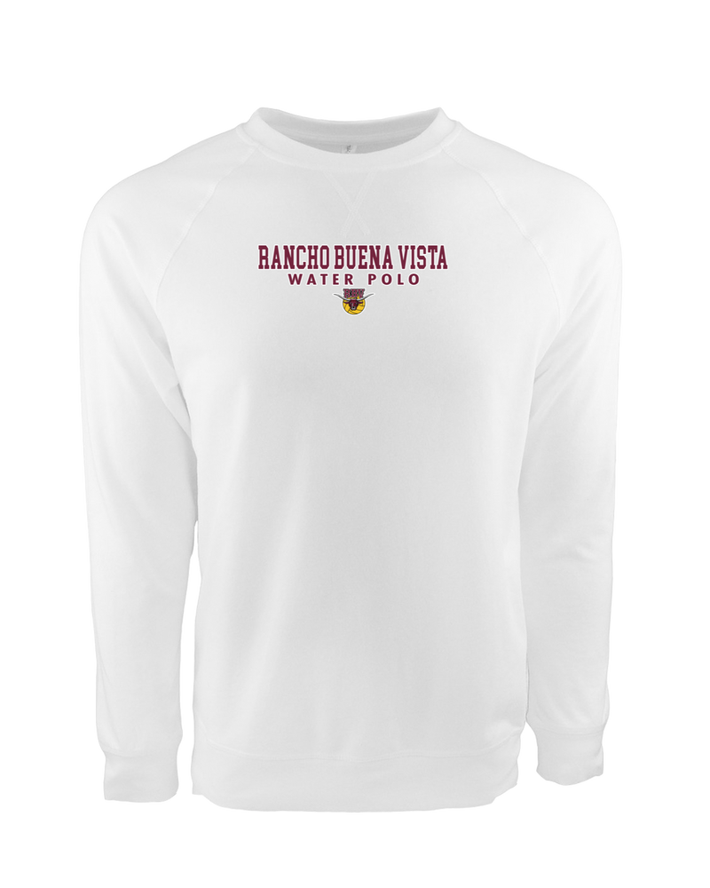 Rancho Buena Vista HS Water Polo Block - Crewneck Sweatshirt