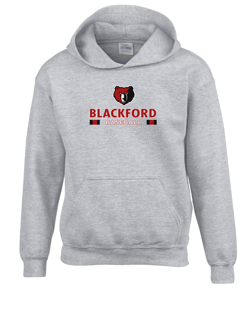Blackford HS Baseball Stacked - Cotton Hoodie