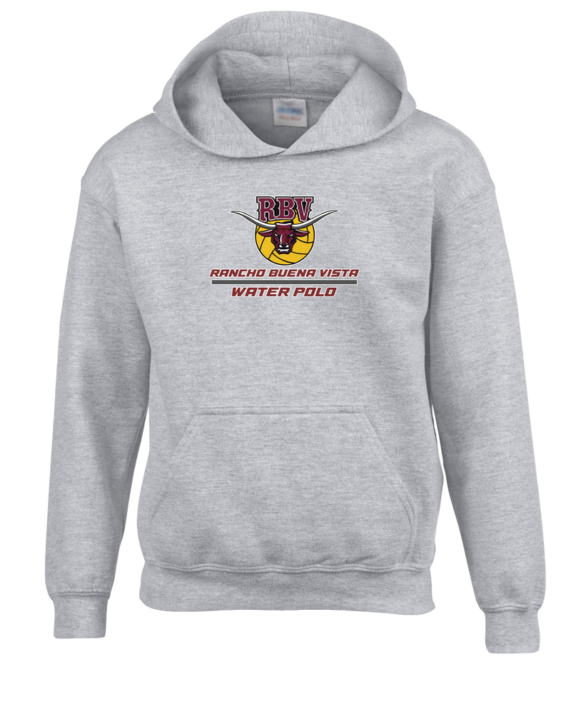 Rancho Buena Vista HS Water Polo Split - Cotton Hoodie