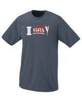 Vista Pop Warner Heart - Performance T-Shirt