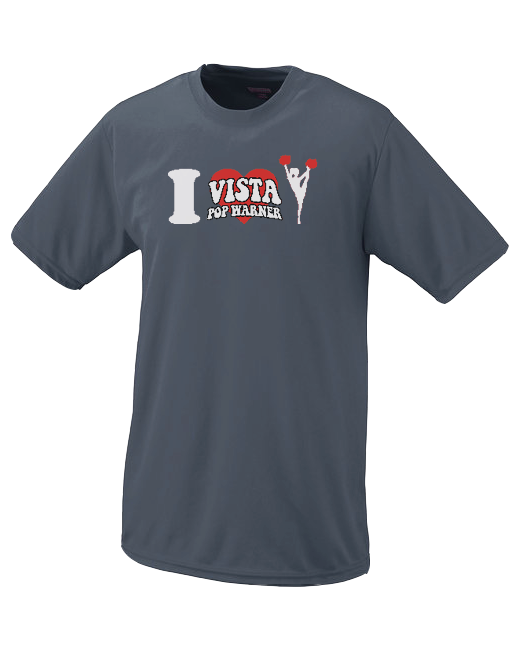 Vista Pop Warner Heart - Performance T-Shirt