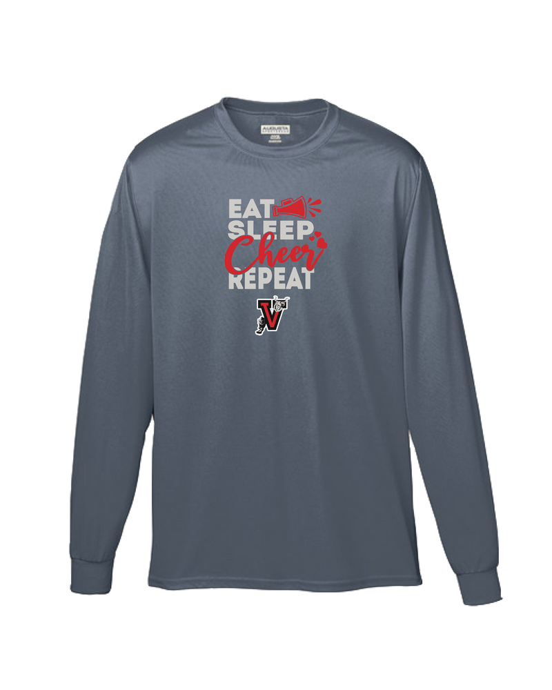 Vista Pop Warner Eat Sleep Cheer - Performance Long Sleeve