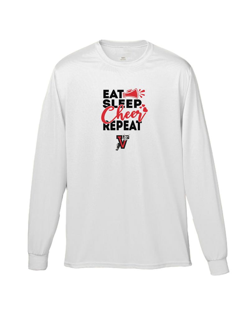 Vista Pop Warner Eat Sleep Cheer - Performance Long Sleeve