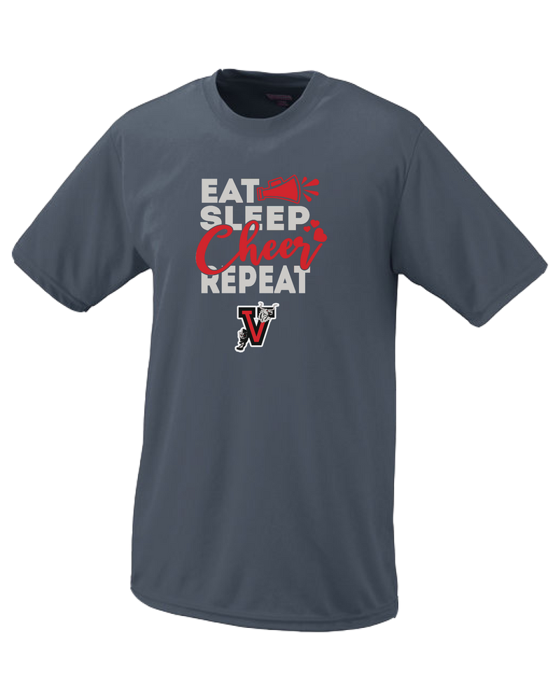 Vista Pop Warner Eat Sleep Cheer - Performance T-Shirt