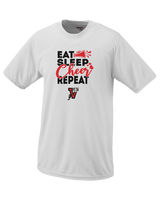 Vista Pop Warner Eat Sleep Cheer - Performance T-Shirt