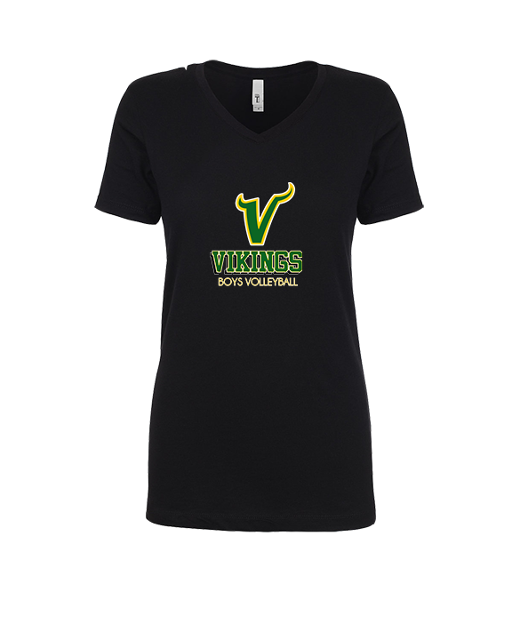 Vanden HS Boys Volleyball Shadow- Womens Vneck