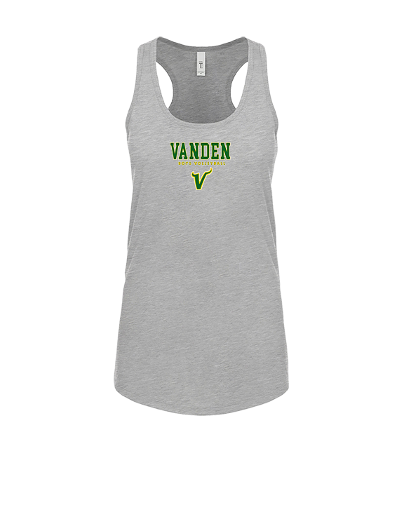 Vanden HS Boys Volleyball Block - Womens Tank Top