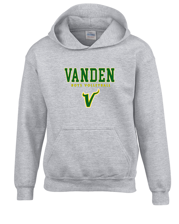 Vanden HS Boys Volleyball Block - Youth Hoodie