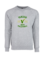 Vanden HS Boys Volleyball Curve - Crewneck Sweatshirt
