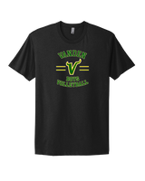 Vanden HS Boys Volleyball Curve - Mens Select Cotton T-Shirt